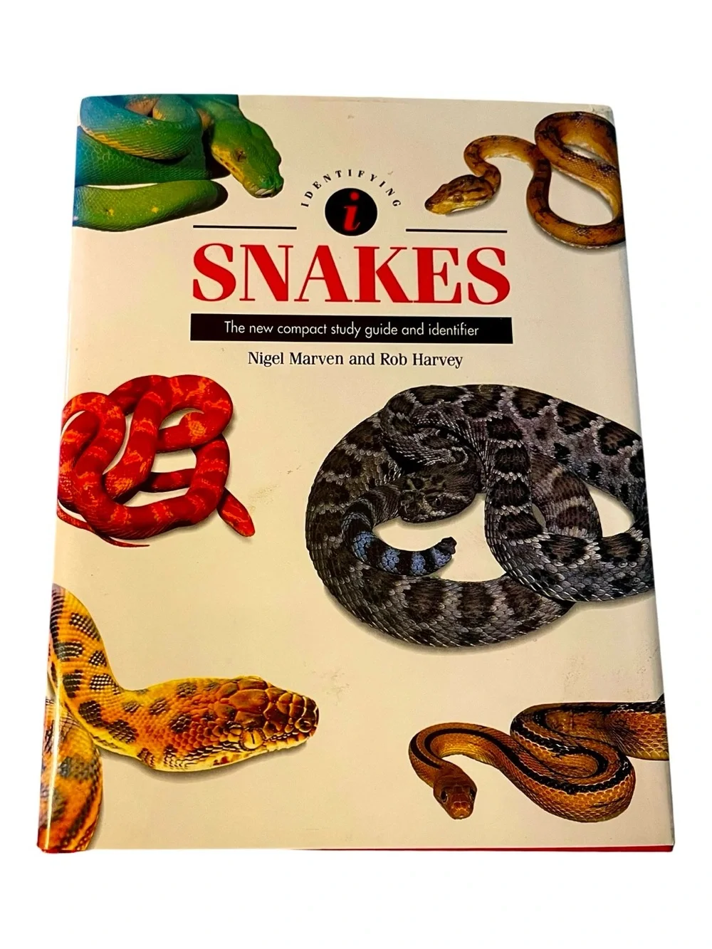 Identifying Snakes Hardcover Guide Nigel Marven Rob Harvey 1996 Snake Reference